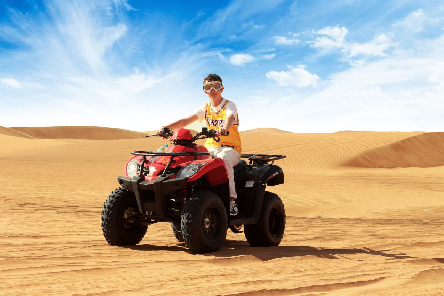 Thrilling Quad Biking Adventure - Dubai Desert Adventure Package