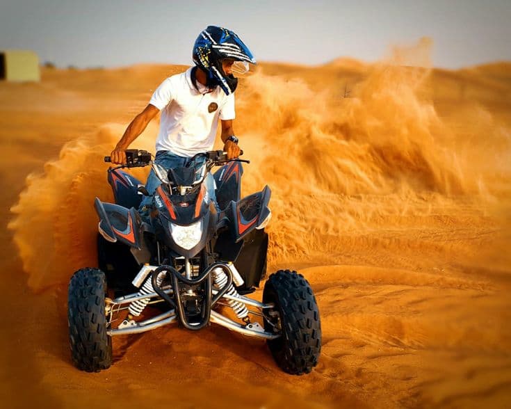 Quad Bike Tour Dubai in Dubai desert