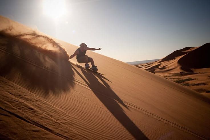 Desert Camp with Sandboarding in Dubai desert