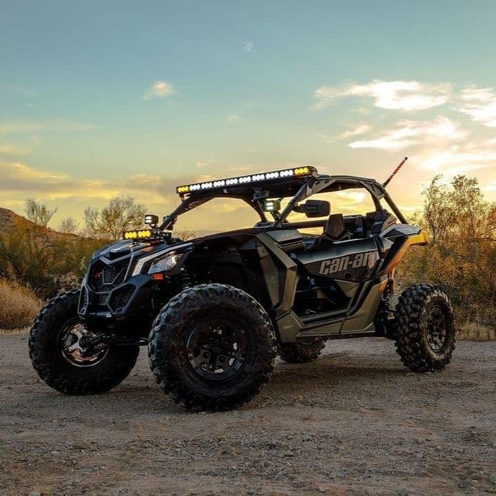UTV navigating Dubai desert dunes
