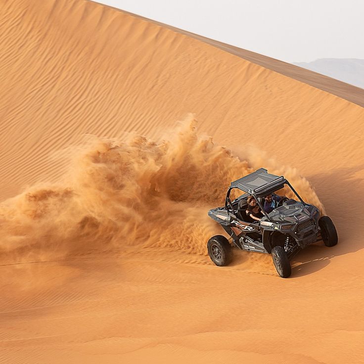 Dune bashing adventure during a Dubai desert safari