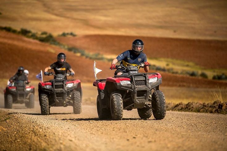 Guided quad bike and ATV safari tour in Dubai with scenic views