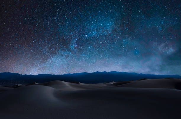 Starry night view during a Dubai desert safari